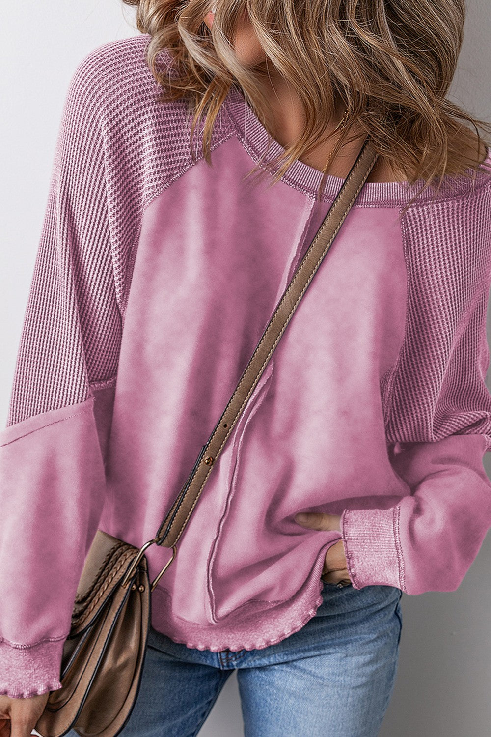 Shirt - Seam Long Sleeve Sweatshirt