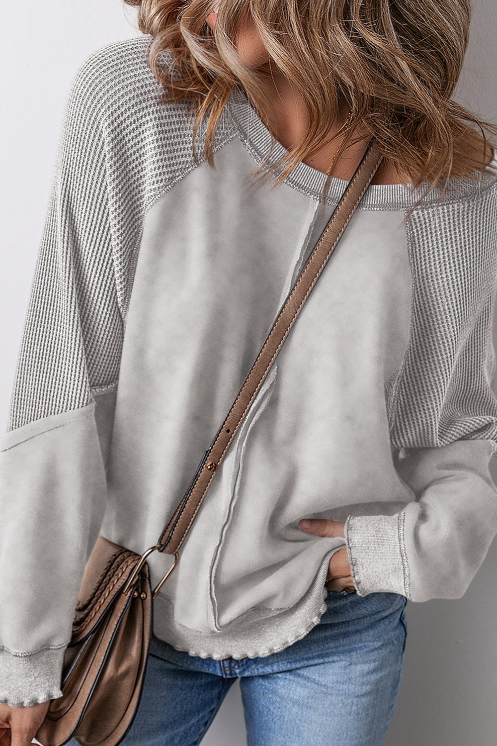 Shirt - Seam Long Sleeve Sweatshirt