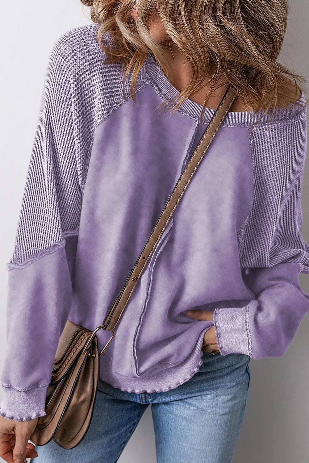 Shirt - Seam Long Sleeve Sweatshirt