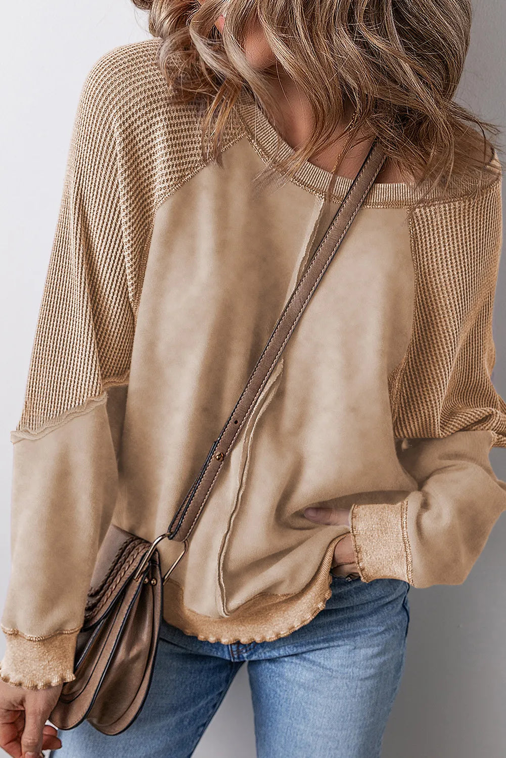 Shirt - Seam Long Sleeve Sweatshirt