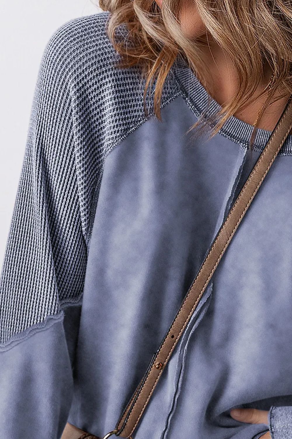 Shirt - Seam Long Sleeve Sweatshirt