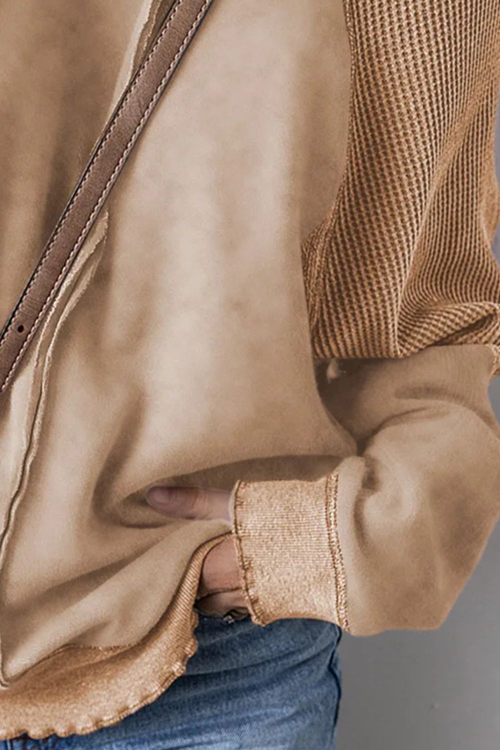 Shirt - Seam Long Sleeve Sweatshirt