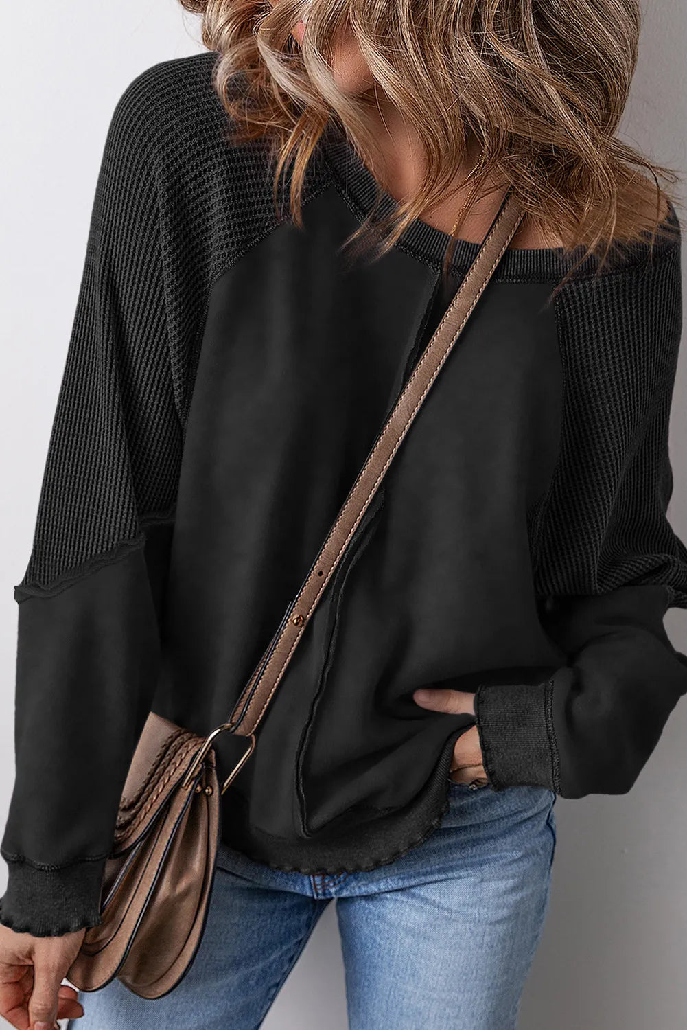 Shirt - Seam Long Sleeve Sweatshirt