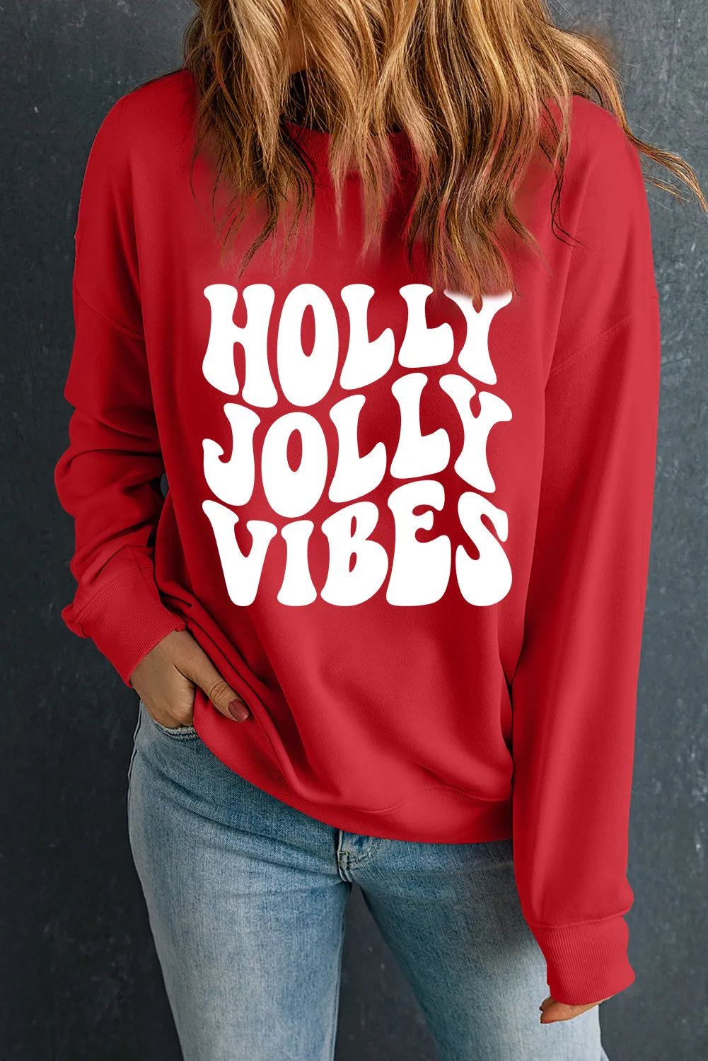 Sweatshirt - Holly Jolly Vibes