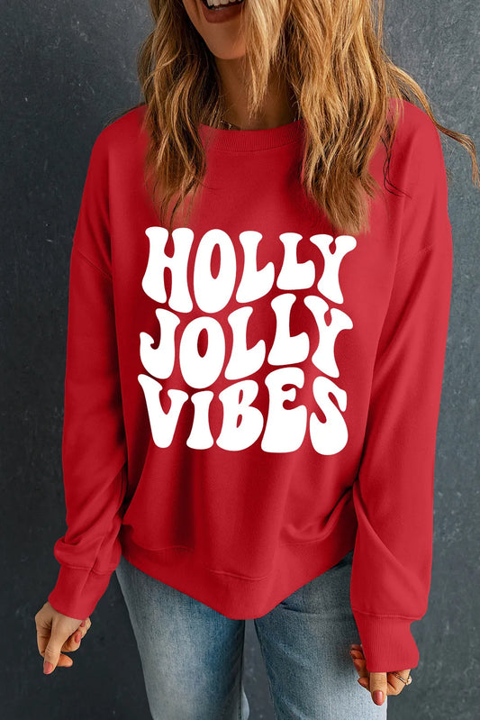 Sweatshirt - Holly Jolly Vibes